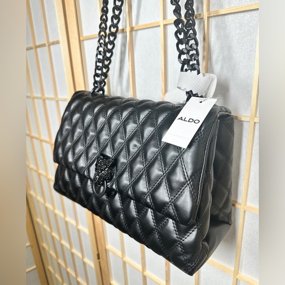 NWT Aldo Sparo Crossbody Black Bag - Picture 5 of 10